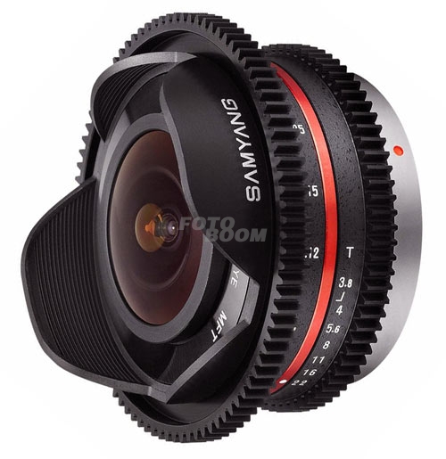 7,5mm T3,8 Cine UMC Ojo de Pez MFT (Micro 4/3) 