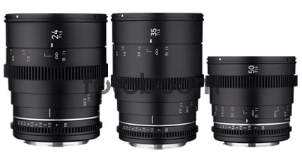 KIT 3 VDSLR MK2 24mm/35mm/50mm (Full Frame, Canon EF) 