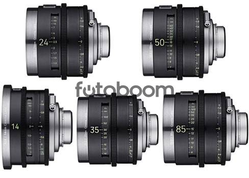 KIT XEEN MEISTER 14mm/24mm/35mm/50mm/85mm (Full Frame, Canon EF) 