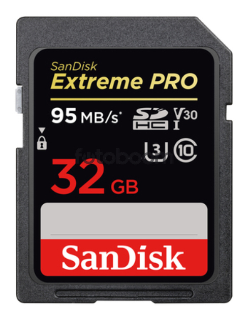 Secure Digital EXTREME PRO SDXC 32Gb V30 95Mb/s