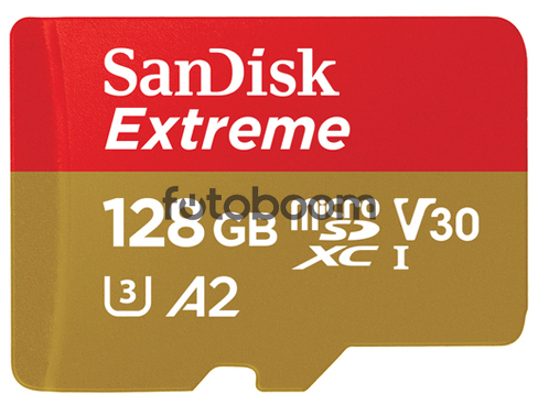 Micro SDXC EXTREME 128GB V30 190Mb/s + Adaptador SD