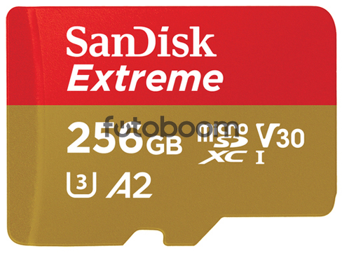 Micro SDXC EXTREME 256GB V30 190Mb/s + Adaptador SD