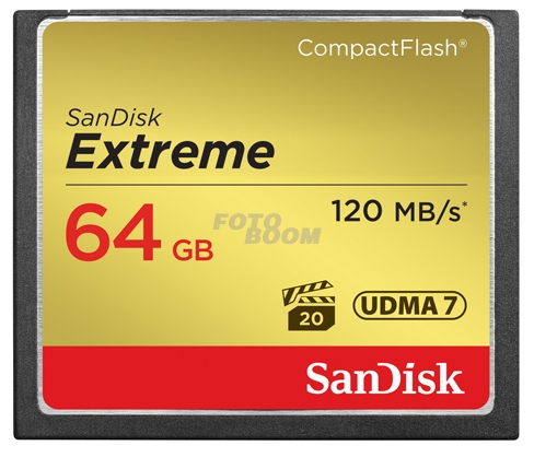 CompactFlash EXTREME 64Gb 120Mb/s