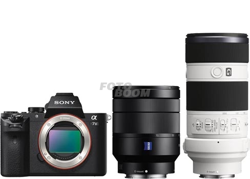 Alpha A7MII + 24-70mm f/4 FE ZA OSS + 70-200mm f/4G OSS E/FE