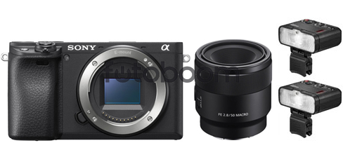 Alpha A6400 + 50mm f/2.8 Macro + MF12-DK1 -KIT ODONTOLOGIA-