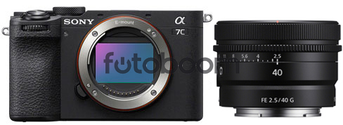 Alpha A7C II Negra + 40mm f/2.5 G + 100EU CASHBACK SONY SUMMER