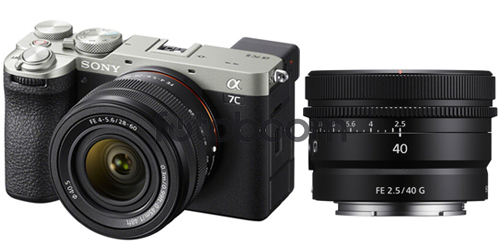 Alpha A7C II Plata + 28-60mm f/4-5.6 + 40mm f/2.5 G + 100EU CASHBACK SONY SUMMER