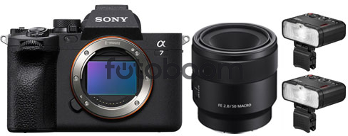 Alpha A7MIV + 50mm f/2.8 Macro + MF12-DK1 + 150EU CASHBACK SONY SUMMER