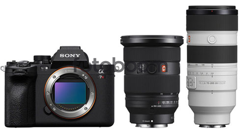 Alpha A7RV + 24-70mm f/2.8 GM II + 70-200mm f/2.8 GM OSS II + 200EU CASHBACK SONY SUMMER