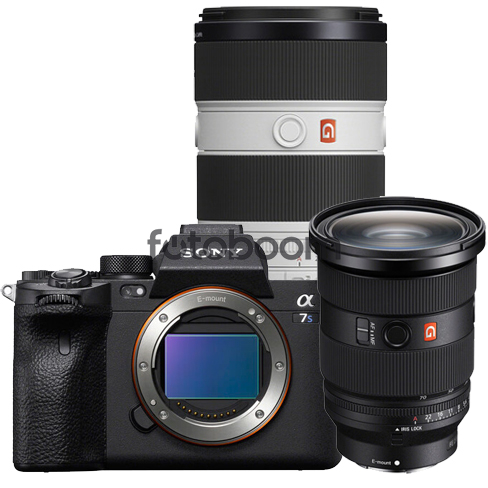 Alpha A7SIII + 24-70mm f/2.8 GM II + 70-200mm f/2.8 GM OSS II + 200EU CASHBACK SONY SUMMER