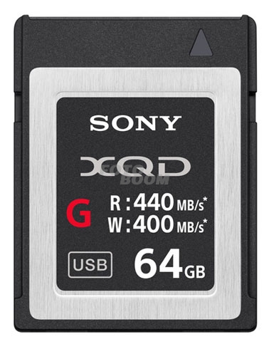 XQD Tarjeta QDG64F R440-W400Mb/s