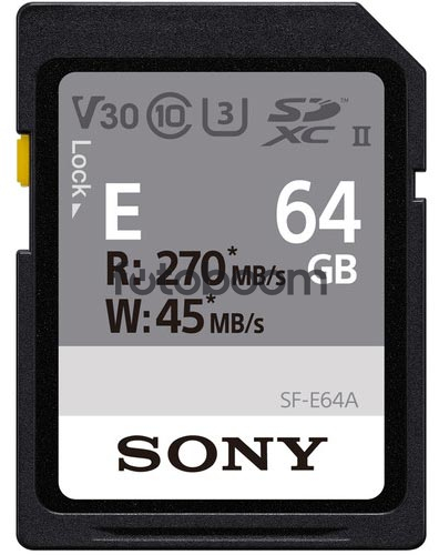 SDXC UHS-II SF-E 64GB R270MB/s-W120MB/s