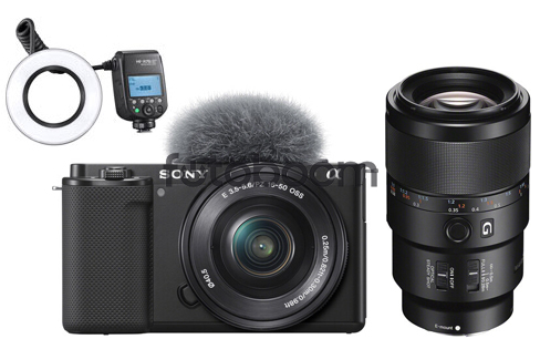 ZV-E10 + 16-50mm f/3,5-5,6 OSS E + 90mm f/2.8 Macro + MF-R76SPLUS -KIT ODONTOLOGIA- + 100EU CASHBACK SONY SUMMER