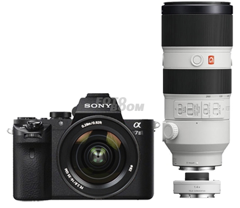 Alpha A7MII + 24-70mm f/2.8 GM + 70-200mm f/2.8 E/FE GM + TC-14 SAL + 400EU CASHBACK SONY SUMMER