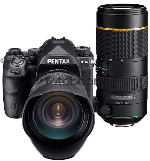 K1 Mark II + 24-70mm f/2.8 FA WR HD + 70-200mm f/2.8 FA AW HD con PENTAX SUMMER