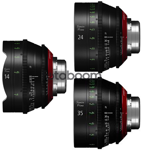 KIT SUMIRE CN-E 14mm/24mm/35mm (FEET)