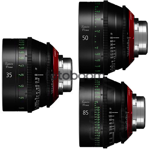 KIT SUMIRE CN-E 35mm/50mm/85mm (METERS)